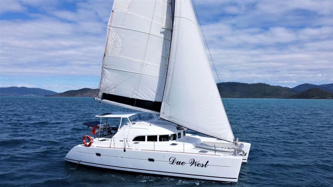 SV Due West under sail